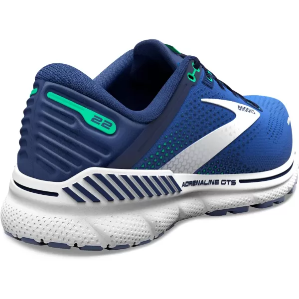 Brooks Mens Adrenaline GTS 22 Supportive Running ShoeSurf the WebBlueIrish Green