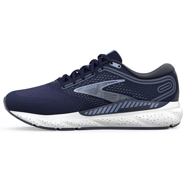 Brooks Mens Beast GTS 23 Supportive Running ShoePeacoatBlueWhite