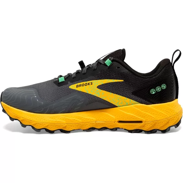 Brooks Mens Cascadia 17 Trail Running ShoeLemon ChromeSedona Sage