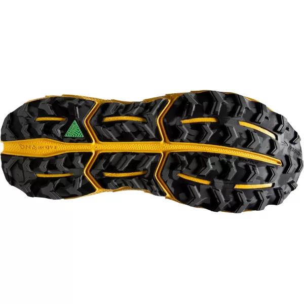 Brooks Mens Cascadia 17 Trail Running ShoeLemon ChromeSedona Sage