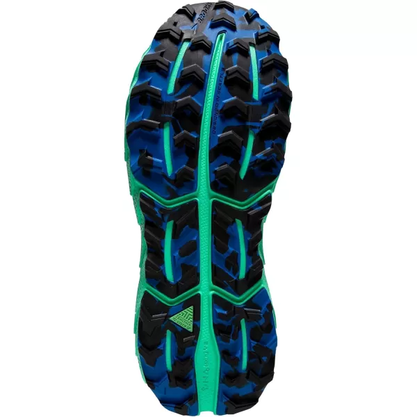 Brooks Mens Cascadia 17 Trail Running ShoeVictoria Blue Black Spring Bud