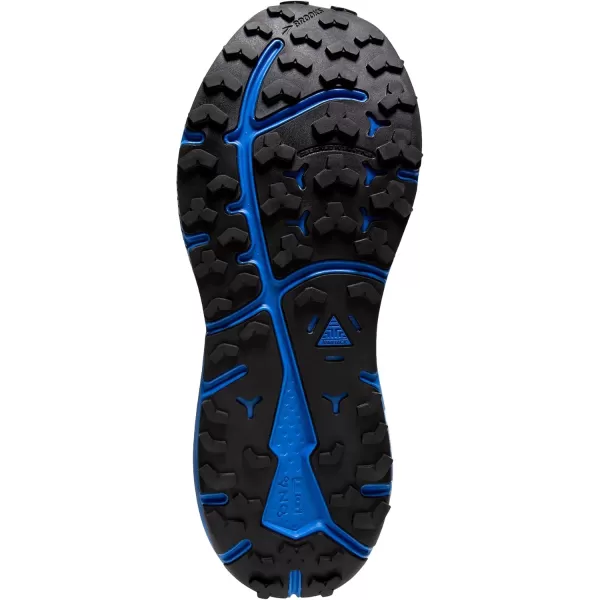 Brooks Mens Divide 4 Trail Running ShoeEbony Black Victoria Blue