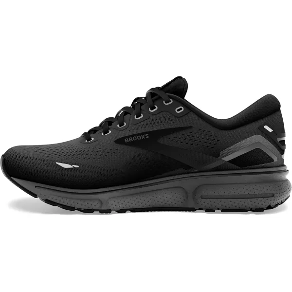 Brooks Mens Ghost 15 Neutral Running ShoeBlackBlackEbony