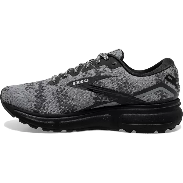 Brooks Mens Ghost 15 Neutral Running ShoeBlackOysterPrimer