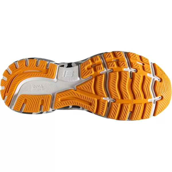 Brooks Mens Ghost 15 Neutral Running ShoeBlancGraySunflower