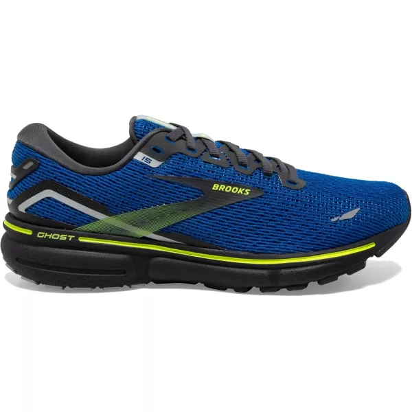 Brooks Mens Ghost 15 Neutral Running ShoeBlueEbonyGrey