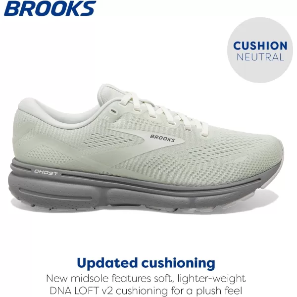 Brooks Mens Ghost 15 Neutral Running ShoeBlueWhite