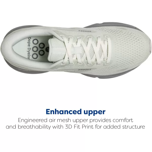 Brooks Mens Ghost 15 Neutral Running ShoeBlueWhite