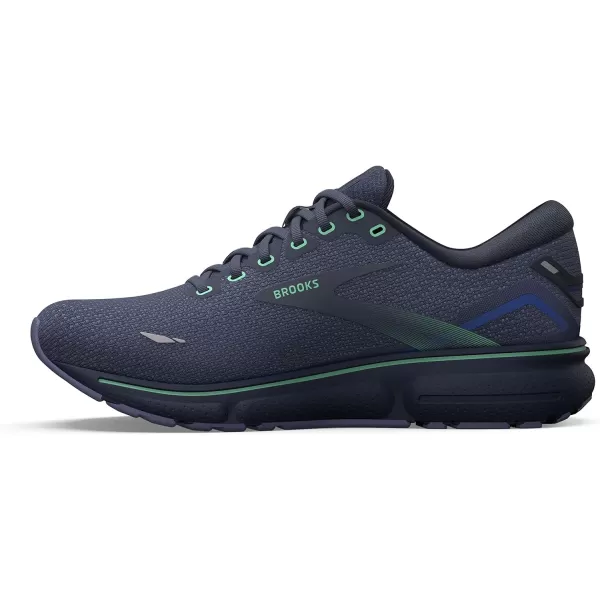 Brooks Mens Ghost 15 Neutral Running ShoeCrown BlueBlackGreen