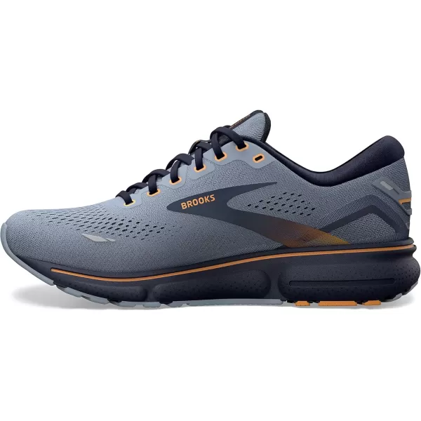 Brooks Mens Ghost 15 Neutral Running ShoeFlintstonePeacoatOak