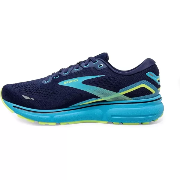 Brooks Mens Ghost 15 Neutral Running ShoeNavyBlueGreen