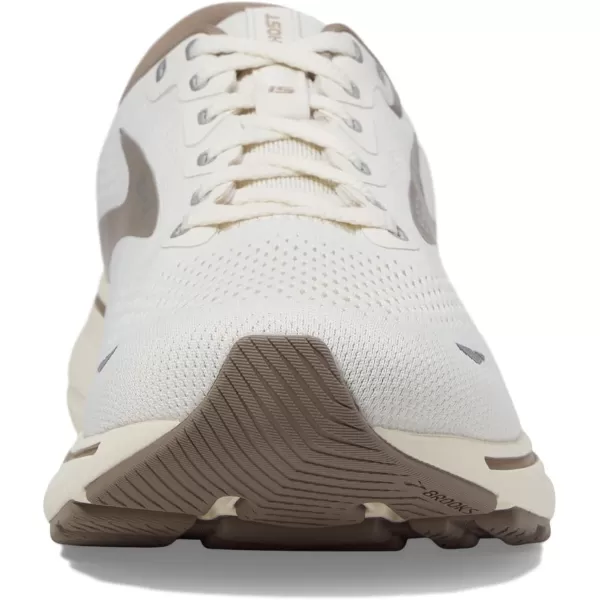 Brooks Mens Ghost 15 Neutral Running ShoeWhisper WhiteTaupe