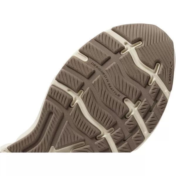 Brooks Mens Ghost 15 Neutral Running ShoeWhisper WhiteTaupe