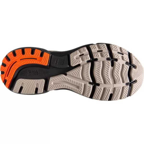 Brooks Mens Ghost 15 Neutral Running ShoeWhite SandRed OrangeBlue