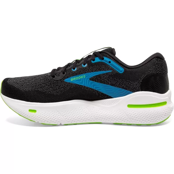 Brooks Mens Ghost Max Cushion Neutral Running ampamp Walking ShoeBlackAtomic BlueJasmine