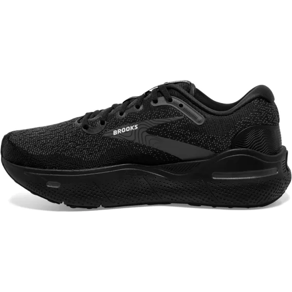 Brooks Mens Ghost Max Cushion Neutral Running ampamp Walking ShoeBlackBlackEbony