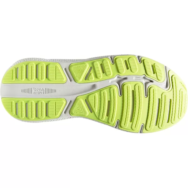 Brooks Mens Ghost Max Cushion Neutral Running ampamp Walking ShoeGreyBlackSharp Green