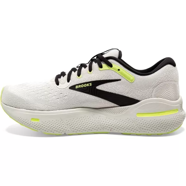 Brooks Mens Ghost Max Cushion Neutral Running ampamp Walking ShoeGreyBlackSharp Green