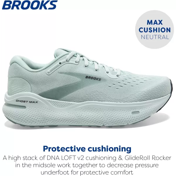 Brooks Mens Ghost Max Cushion Neutral Running ampamp Walking ShoeSkylightCloud Blue