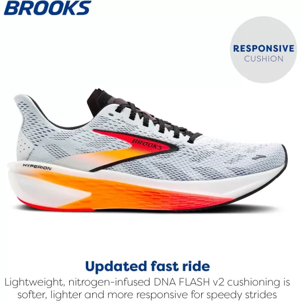 Brooks Mens Hyperion 2 Neutral Running ShoeIllusionCoralBlack