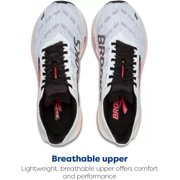 Brooks Mens Hyperion 2 Neutral Running ShoeIllusionCoralBlack