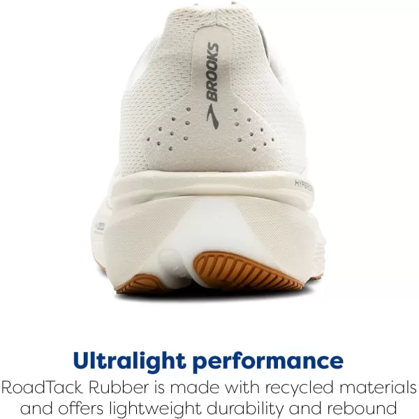 Brooks Mens Hyperion 2 Neutral Running ShoeOnyxPrimerCoconut