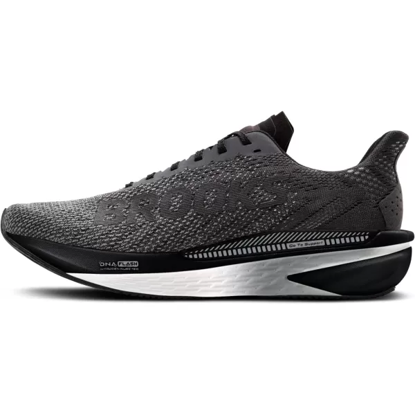 Brooks Mens Hyperion GTS 2 Supportive Running ShoeBlackEbonyPrimer Gray
