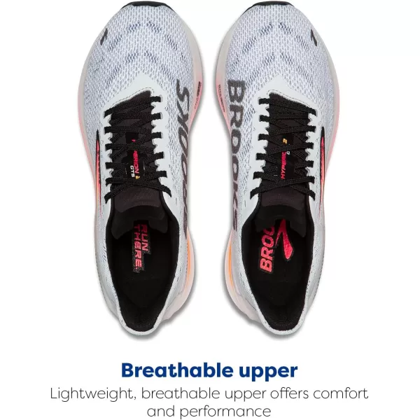 Brooks Mens Hyperion GTS 2 Supportive Running ShoeIllusionCoralBlack
