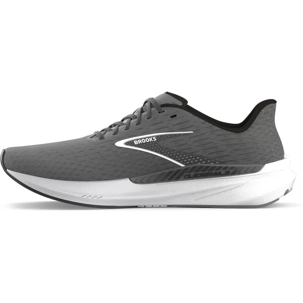 Brooks Mens Hyperion GTS Supportive Running ShoeGunmetalBlackWhite