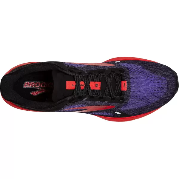 Brooks Mens Launch 9 Neutral Running ShoeBlackDeep BlueRed