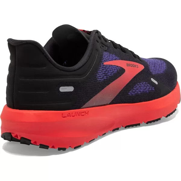 Brooks Mens Launch 9 Neutral Running ShoeBlackDeep BlueRed