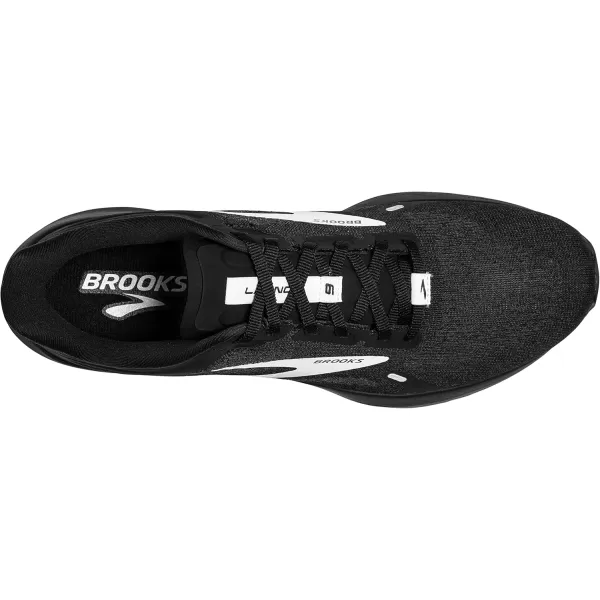 Brooks Mens Launch 9 Neutral Running ShoeBlackWhite