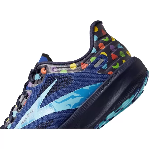 Brooks Mens Launch 9 Neutral Running ShoeBluePeacoatYellow