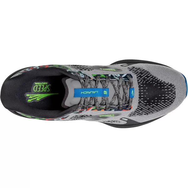 Brooks Mens Launch 9 Neutral Running ShoeEbonyOysterBlue