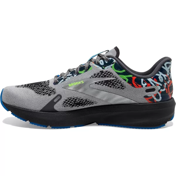 Brooks Mens Launch 9 Neutral Running ShoeEbonyOysterBlue