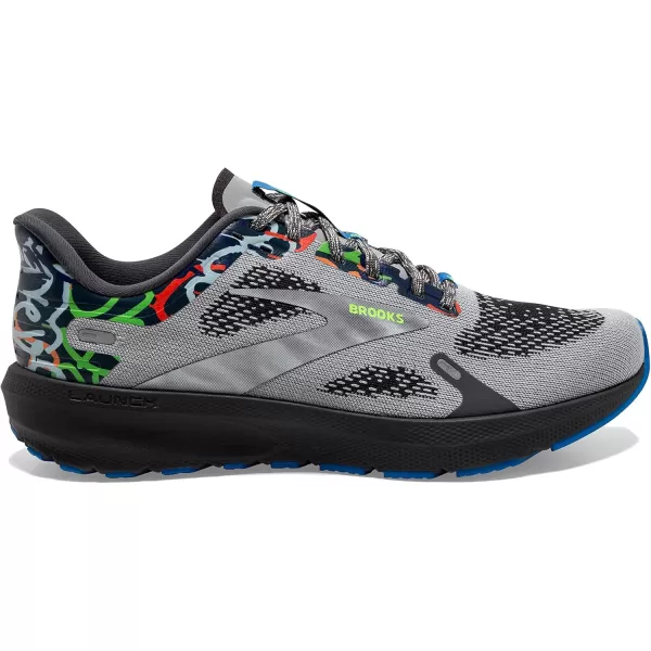 Brooks Mens Launch 9 Neutral Running ShoeEbonyOysterBlue