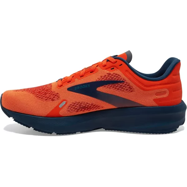 Brooks Mens Launch 9 Neutral Running ShoeFlameTitanCrystal Teal