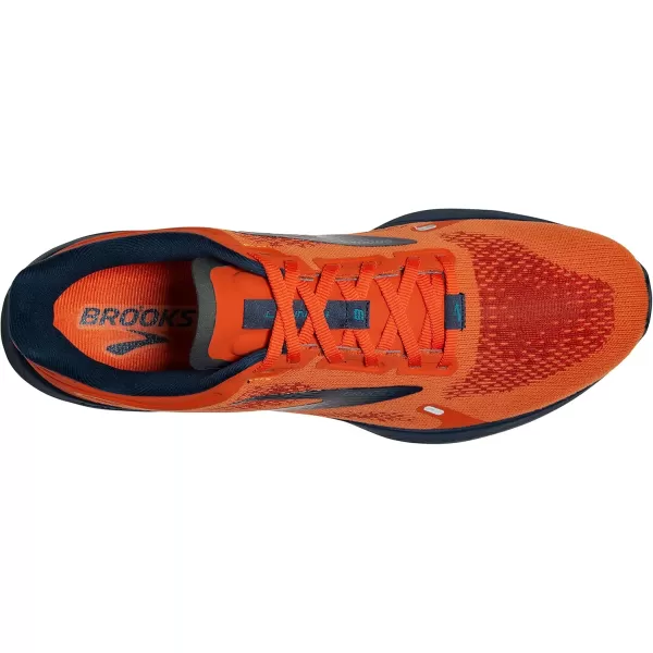 Brooks Mens Launch 9 Neutral Running ShoeFlameTitanCrystal Teal