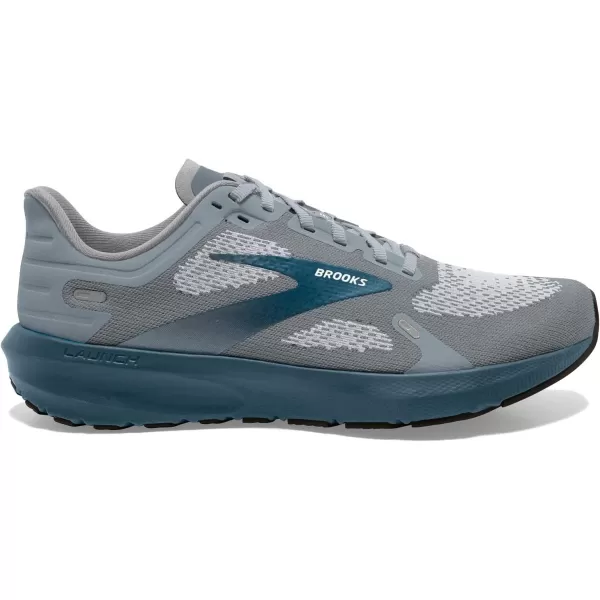 Brooks Mens Launch 9 Neutral Running ShoeGreyMidnightWhite