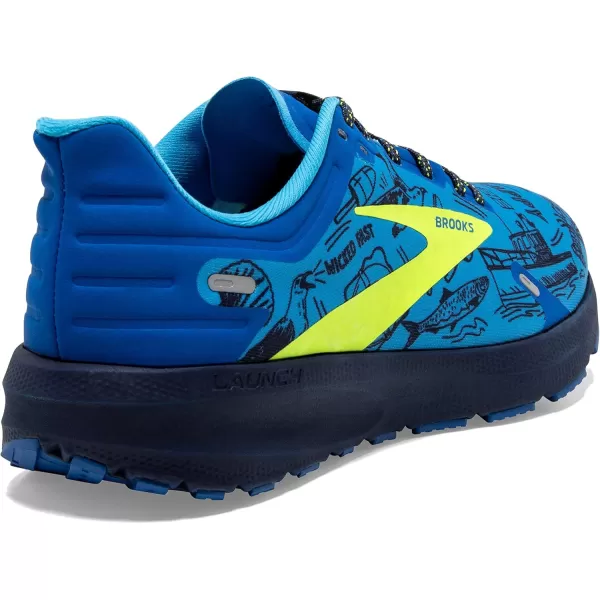 Brooks Mens Launch 9 Neutral Running ShoeNautical BlueNightlifePeacoat