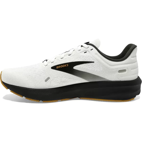 Brooks Mens Launch 9 Neutral Running ShoeWhiteBlackTan