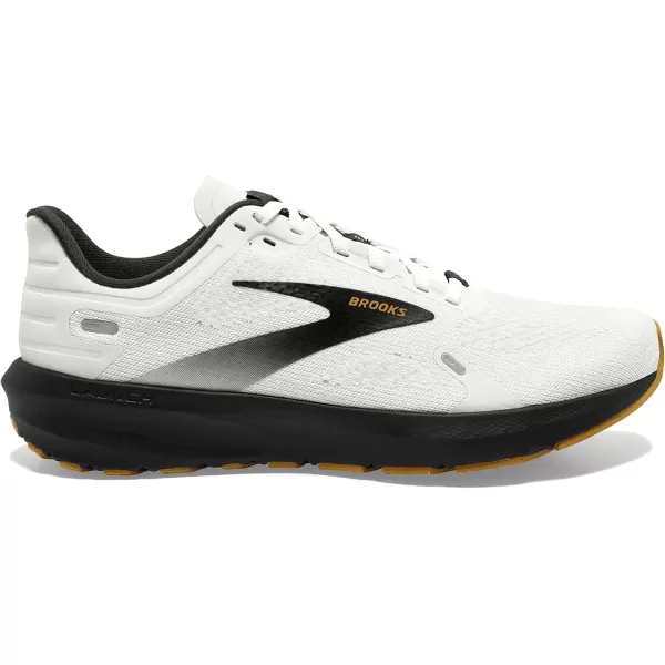 Brooks Mens Launch 9 Neutral Running ShoeWhiteBlackTan
