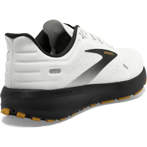 Brooks Mens Launch 9 Neutral Running ShoeWhiteBlackTan