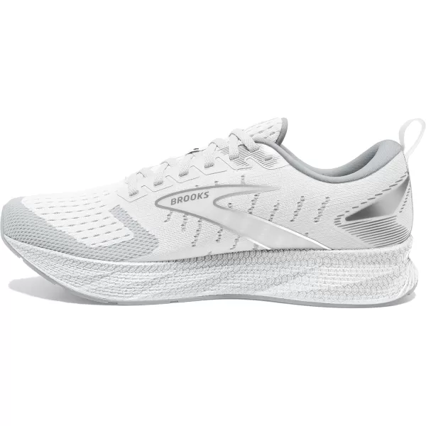 Brooks Mens Levitate 6 Neutral Running ShoeBright WhiteOyster Mushroom