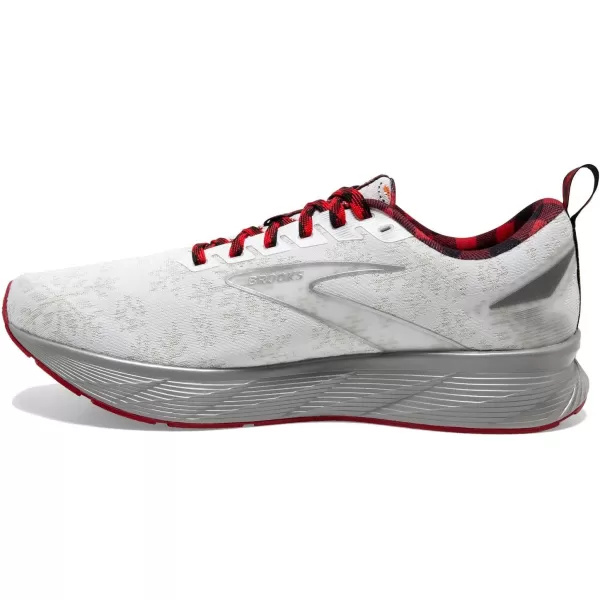 Brooks Mens Levitate 6 Neutral Running ShoeWhiteRedSilver