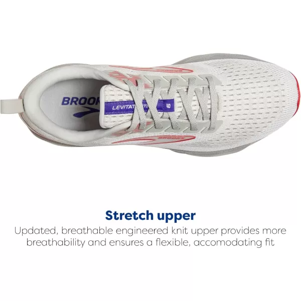 Brooks Mens Levitate GTS 6 Supportive Running ShoeDawn BlueCayennePurple