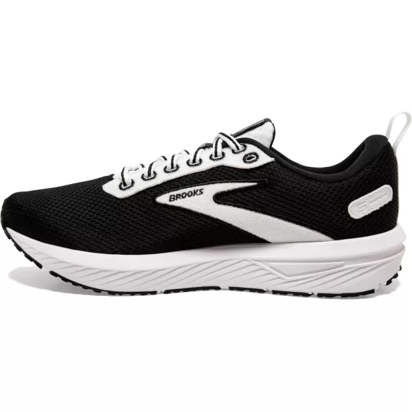Brooks Mens Revel 6 Neutral Running ShoeBlackWhite