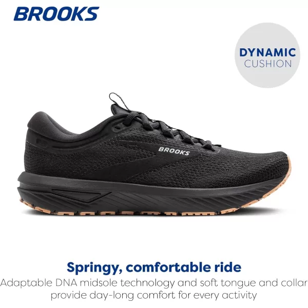 Brooks Mens Revel 7 Neutral Running ShoeBlackBlack