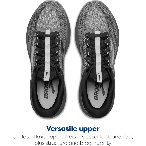 Brooks Mens Revel 7 Neutral Running ShoePrimerBlackened Pearl