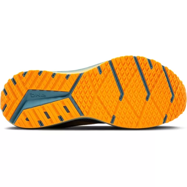 Brooks Mens Revel 7 Neutral Running ShoeStorm BlueBlackOrange Pop